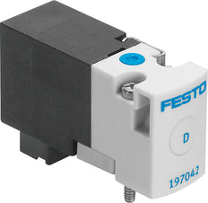 Festo 3/2 NO Monostabiler Luft Magnetventil Anschlussplatte 10l/min 0 - 6bar/0 - 87psi - 197026