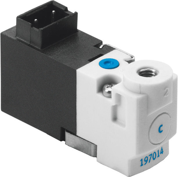 Festo 3/2 NO Monostable Air Solenoid Valve M3 10l/min 0 - 6bar/0 - 87psi - 197030