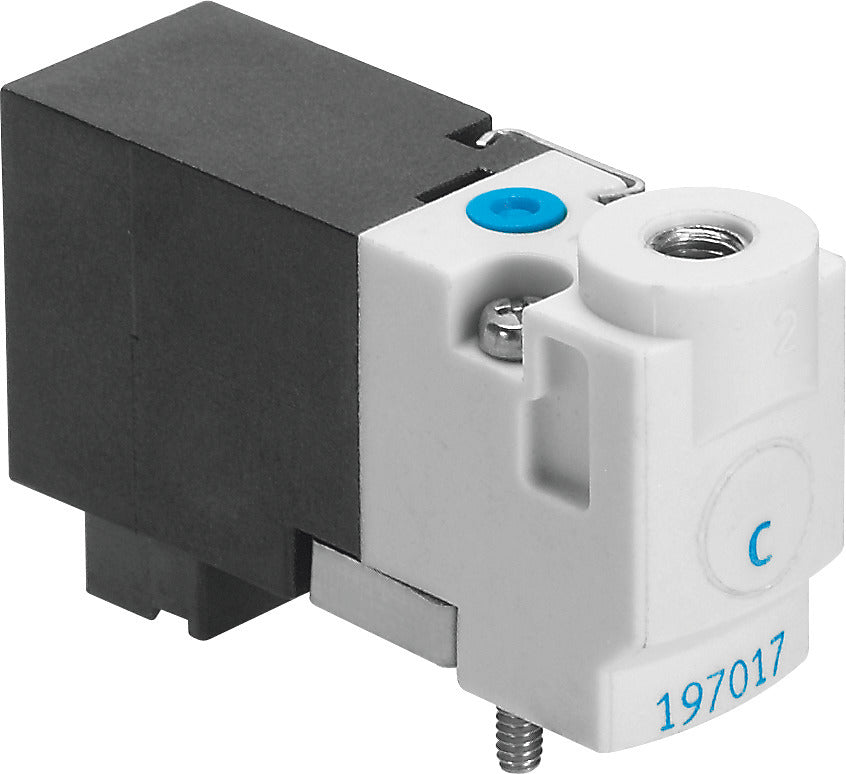 Festo 2/2 NC Monostable Air Solenoid Valve Sub-base 14l/min -0.9 - 2bar/-13 - 29psi - 197053