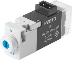Festo 3/2 NC Monostabil Magnetventil Anschlussplatte 10l/min 0 - 8bar/0 - 116psi - 540444