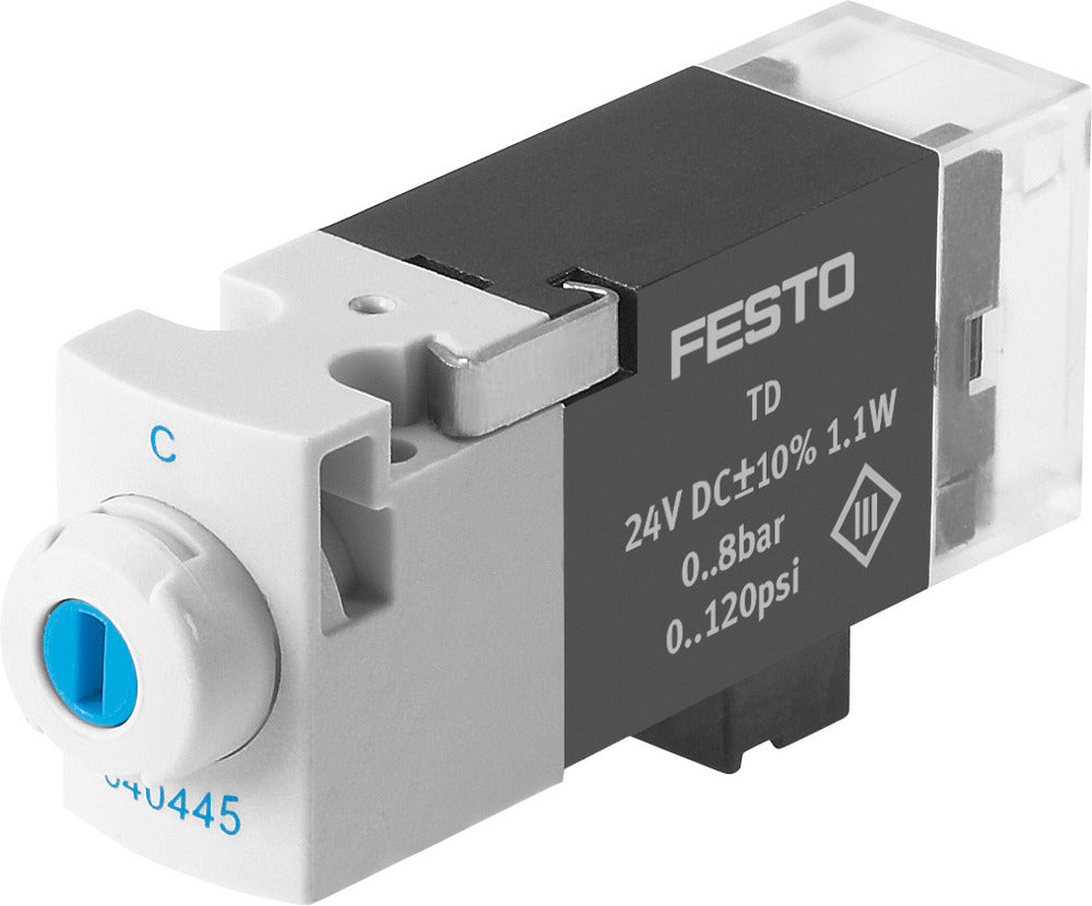 Festo 3/2 NC Monostabil Luft Magnetventil Anschlussplatte 10l/min 0 - 8bar/0 - 116psi - 540445