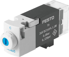 Festo 3/2 NC Monostabil Luft Magnetventil Anschlussplatte 10l/min 0 - 8bar/0 - 116psi - 540445
