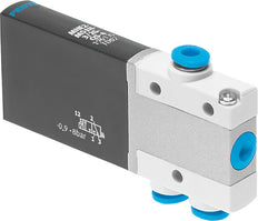 Festo 3/2 NC Monostable Air Solenoid Valve QS-4 100l/min -0.9 - 8bar/-13 - 116psi - 196135
