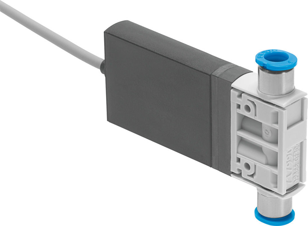 Festo 2/2 NC Monostable Air Solenoid Valve QS-4 100l/min 0.5 - 6bar/7 - 87psi - 557604