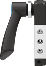 Festo 5/3 Exhausted Hand Lever Valve G1/8 530l/min -0.95 - 10bar/-14 - 145psi - 4165867