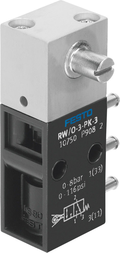 Festo 3/2 NO/NC Monostabile Schwenkhebelventil PK-3 80l/min - 10750
