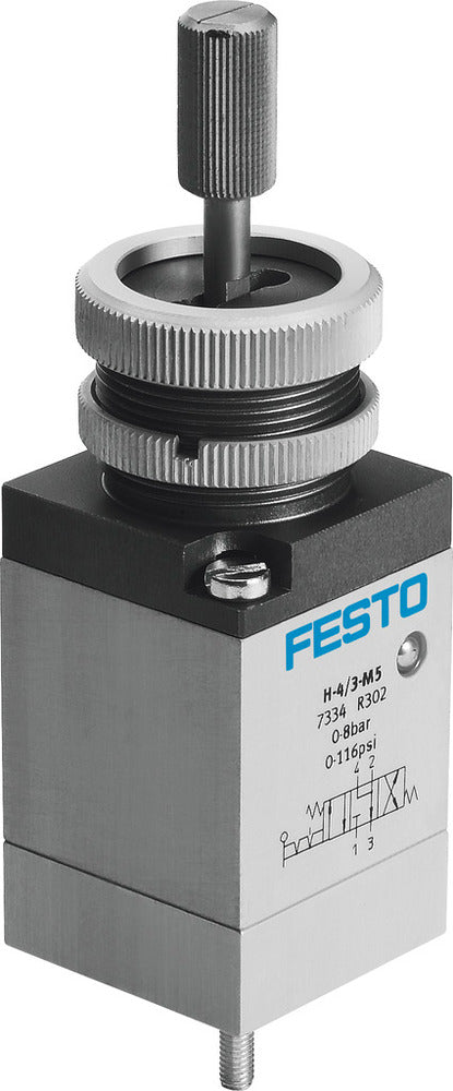 Festo 4/3 Entlüftetes Fingerhebelventil M5 125L/Min - 7334
