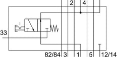 Festo Vertikale Druckabsperrplatte - 543601