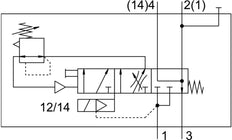 Festo Druckaufbauventil - 558230