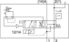 Festo Druckaufbauventil - 558233