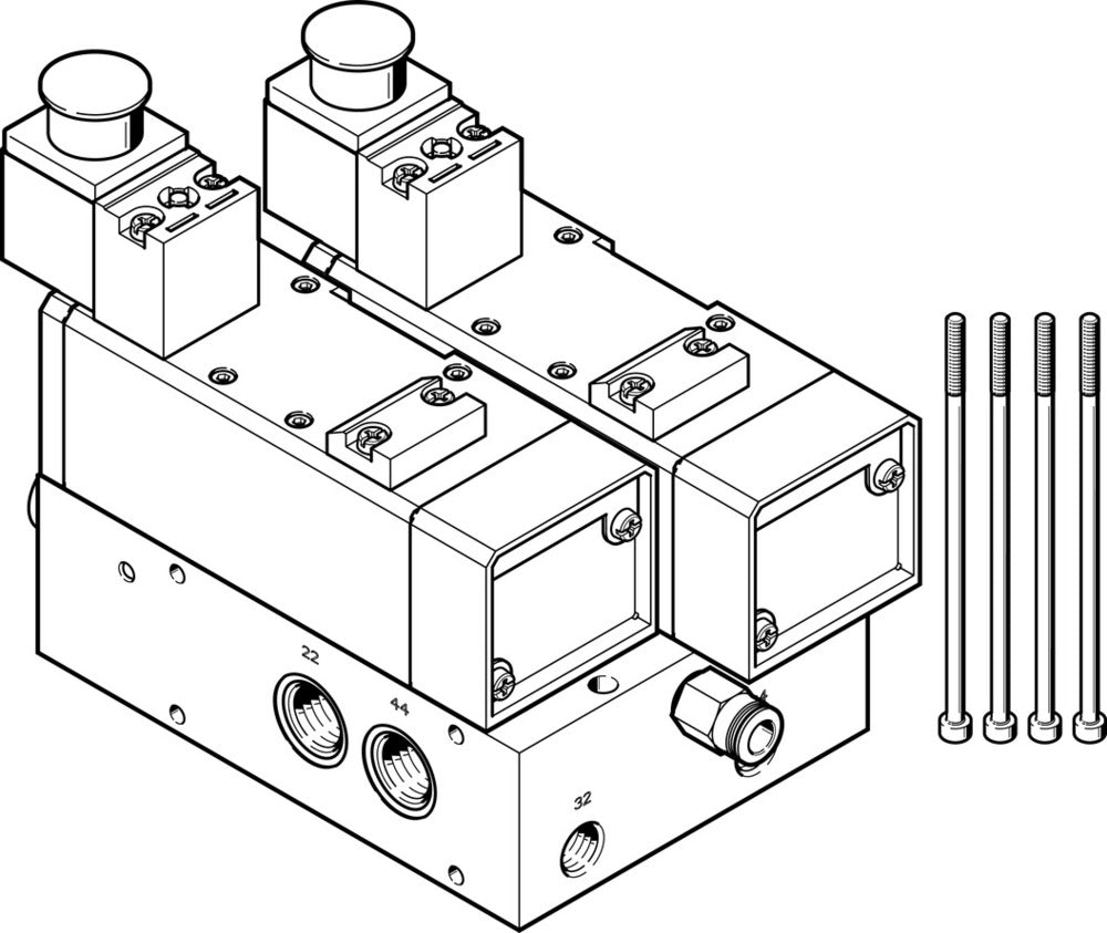 Festo Anschlussplatte - 2738672