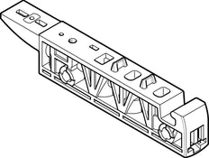 Festo Anschlussplatte - 1236027