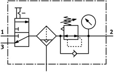 Festo Wartungseinheit G1/4'' 0.5-12bar 950l/min 5µm - 542310
