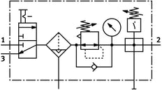 Festo Wartungseinheit G1/4'' 0.5-7bar 1750l/min 40µm - 8042667