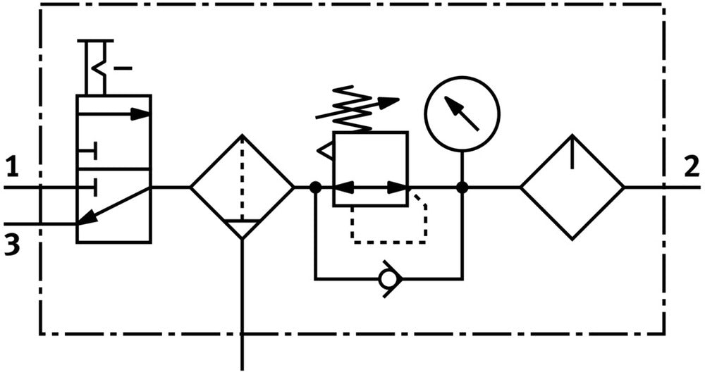 Festo Wartungseinheit G1/4'' 1-12bar 750l/min 40µm - 542296