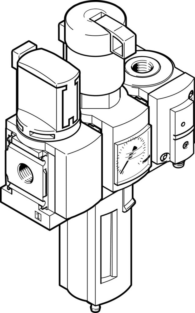 Festo Wartungseinheit G1/2'' 0.5-7bar 5300l/min 40µm - 8042671