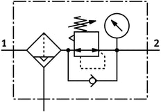 Festo Filterregler G1/4'' 0.5-12bar 1500l/min 40µm - 529159