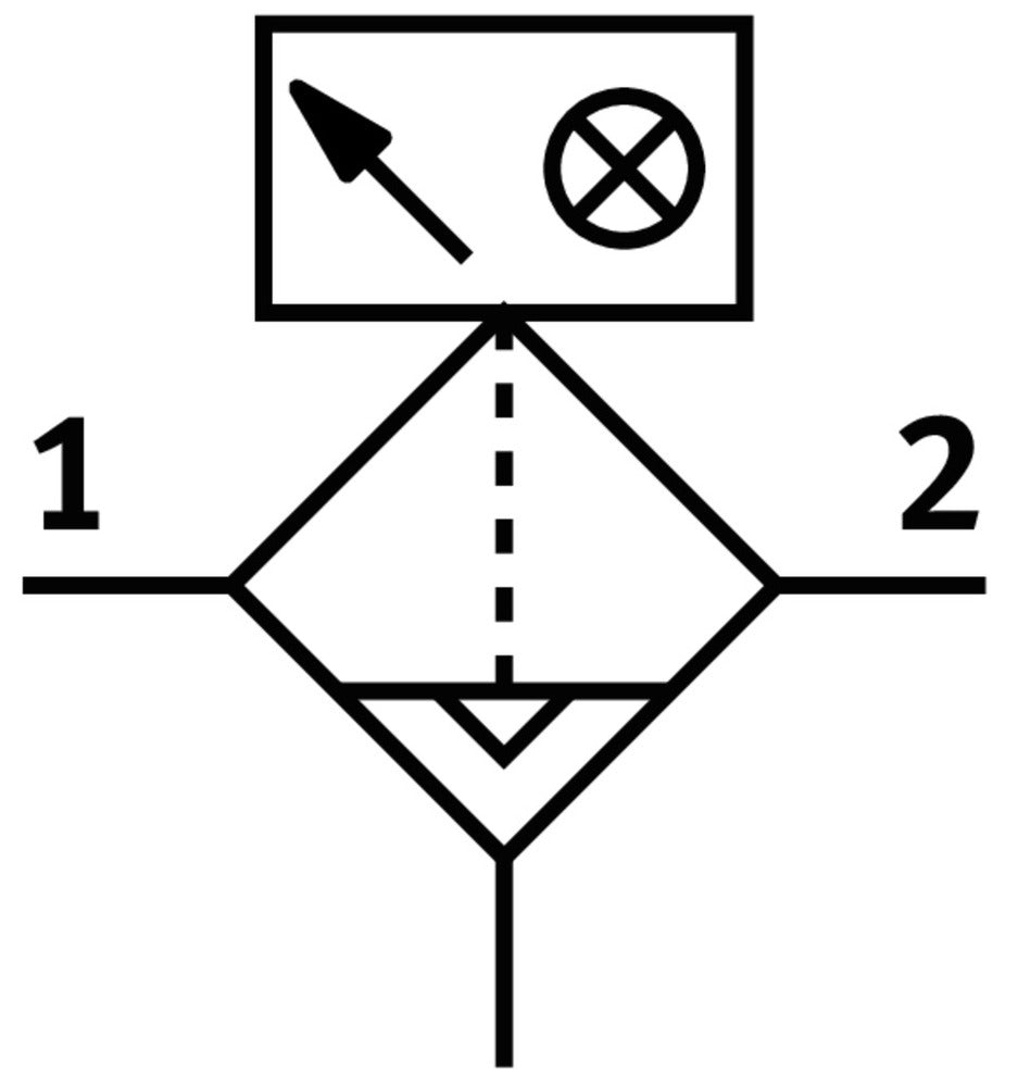 Festo Feinfilter G1/2'' 2-12bar 2400l/min 1µm Maxi - 532834