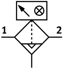 Festo Feinfilter G1/2'' 2-12bar 2400l/min 1µm Maxi - 532834