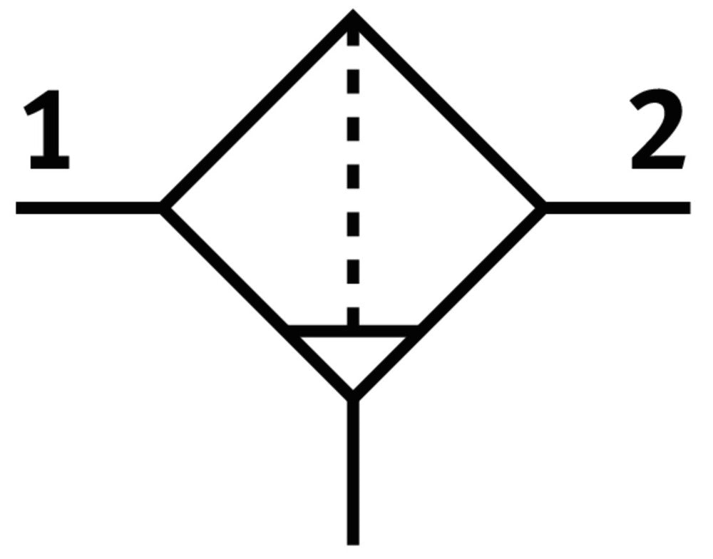 Festo Druckluftfilter G1/4'' 0-14bar 1700l/min 40µm - 535660