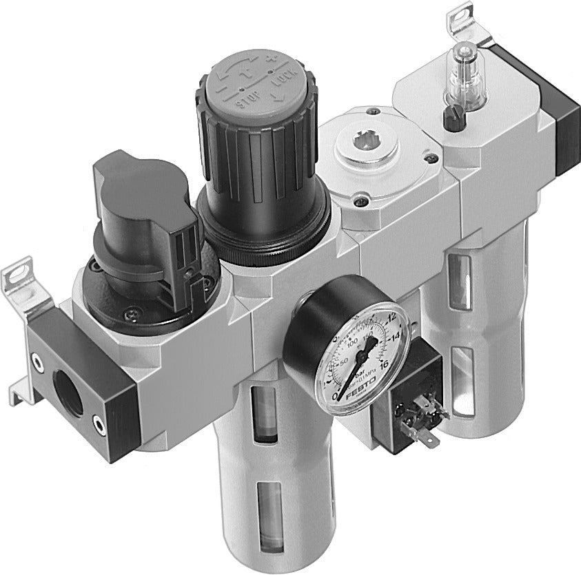 Festo Air Preparation Unit G1/2'' 0.5-12bar 6600l/min 40µm Maxi - 186057
