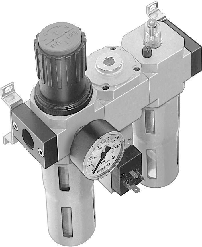 Festo Air Preparation Unit G1/4'' 0.5-12bar 980l/min 40µm Mini - 185806