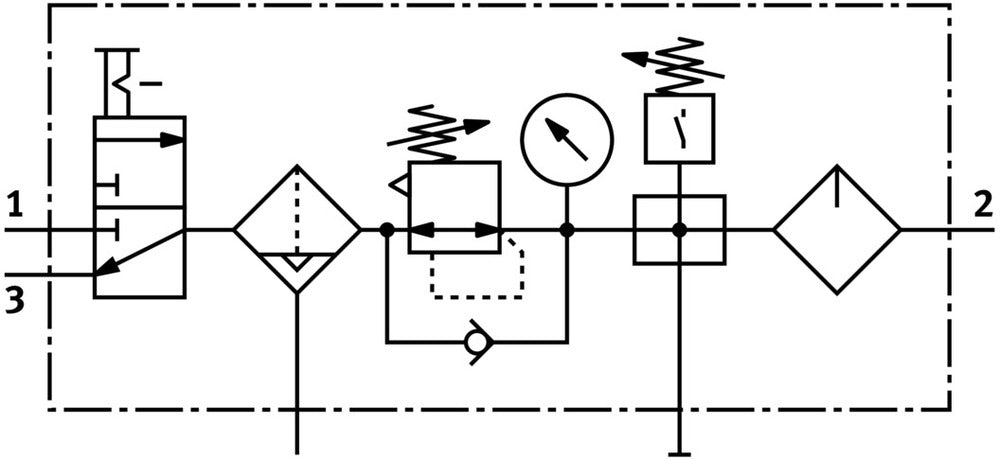 Festo Wartungseinheit G3/4'' 0.5-12bar 7800l/min 40µm Maxi - 185826