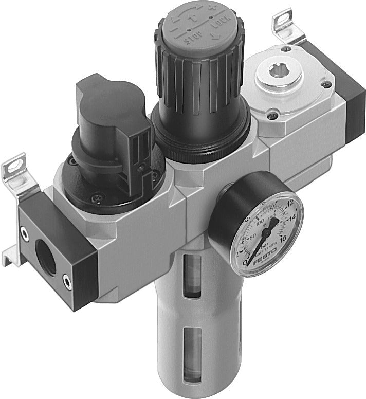 Festo Air Preparation Unit G1/4'' 0.5-12bar 1720l/min 40µm Midi - 185724