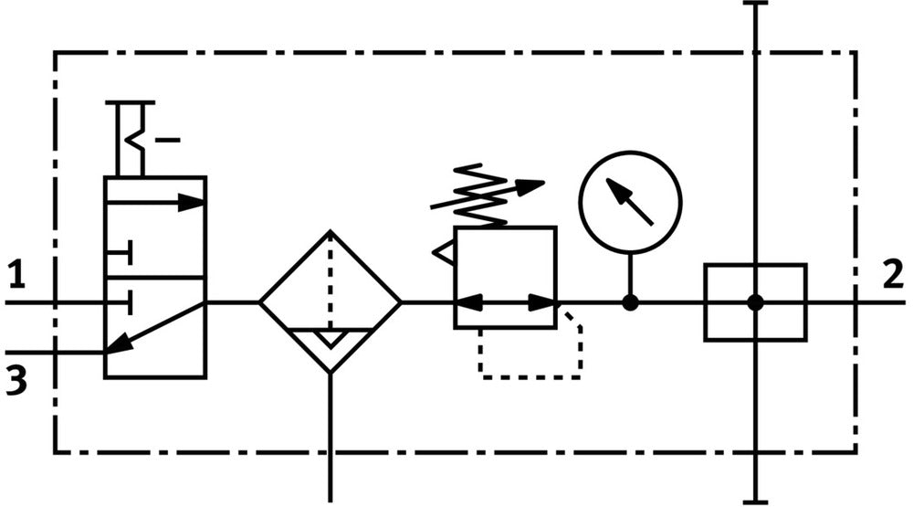 Festo Wartungseinheit G1/2'' 0.5-12bar 2920l/min 40µm Midi - 185728
