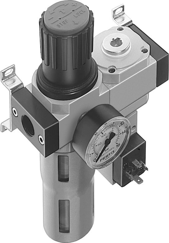 Festo Air Preparation Unit G1/2'' 0.5-12bar 9200l/min 40µm Maxi - 186048