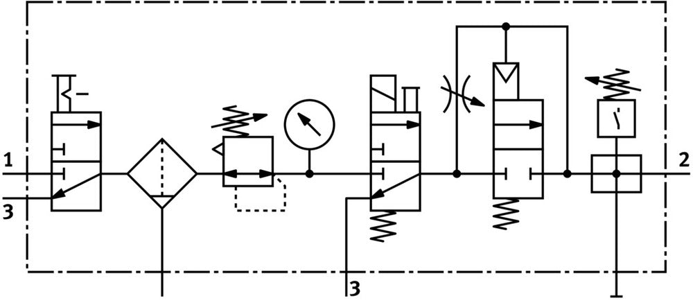 Festo Wartungseinheit G3/8'' 2.5-12bar 1680l/min 40µm Midi - 185785