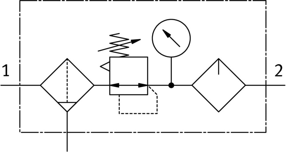 Festo Wartungseinheit G1/8'' 0.5-12bar 600l/min 5µm Mini - 162770