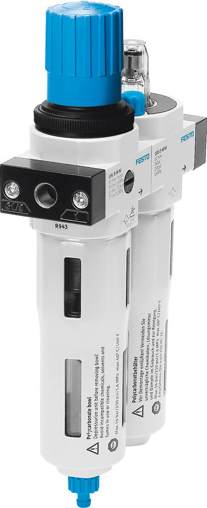 Festo Air Preparation Unit G3/8'' 0.5-12bar 1700l/min 5µm Midi - 192664