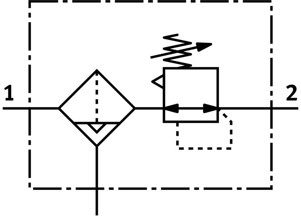Festo Filterregler G3/8'' 0.5-12bar 1600l/min 40µm Mini - 162696
