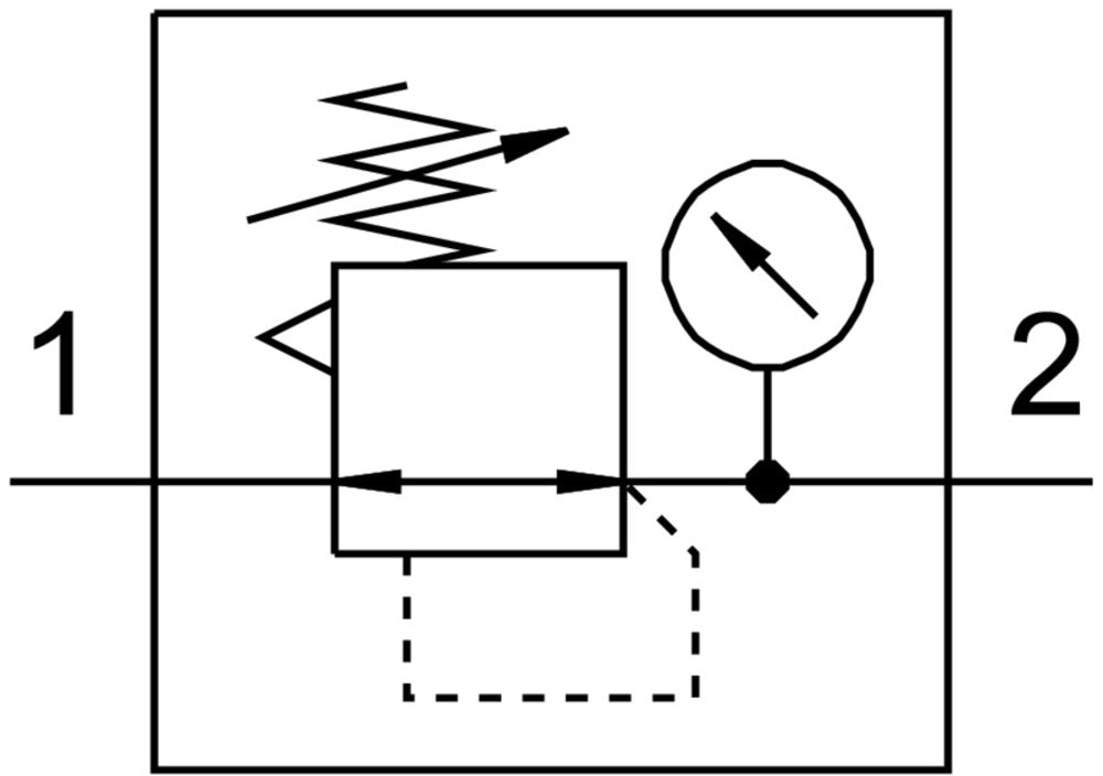 Festo Compressed Air Pressure Regulator G1/4'' 0.5-12bar 1500l/min Mini - 159625