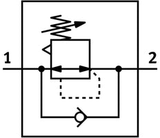 Festo Compressed Air Pressure Regulator G1'' 0.5-7bar 12500l/min Maxi - 162605