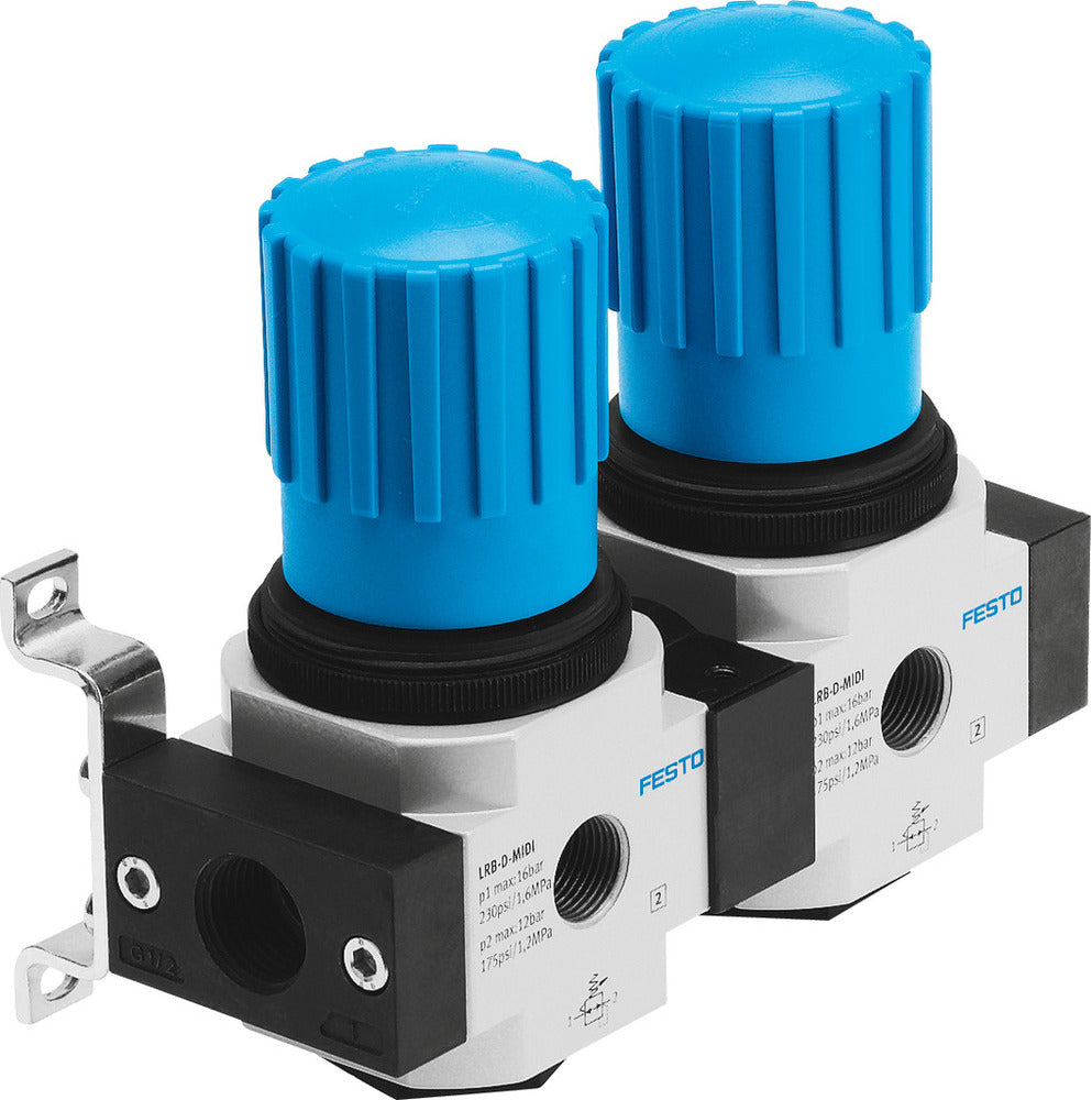 Festo Pressure Regulator Manifold G1/2'' 0.5-12bar 3200l/min Midi - 528959