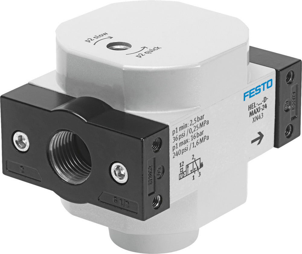 Festo Shut Off Valve G1/2'' 3-16bar 5600l/min Maxi - 186522