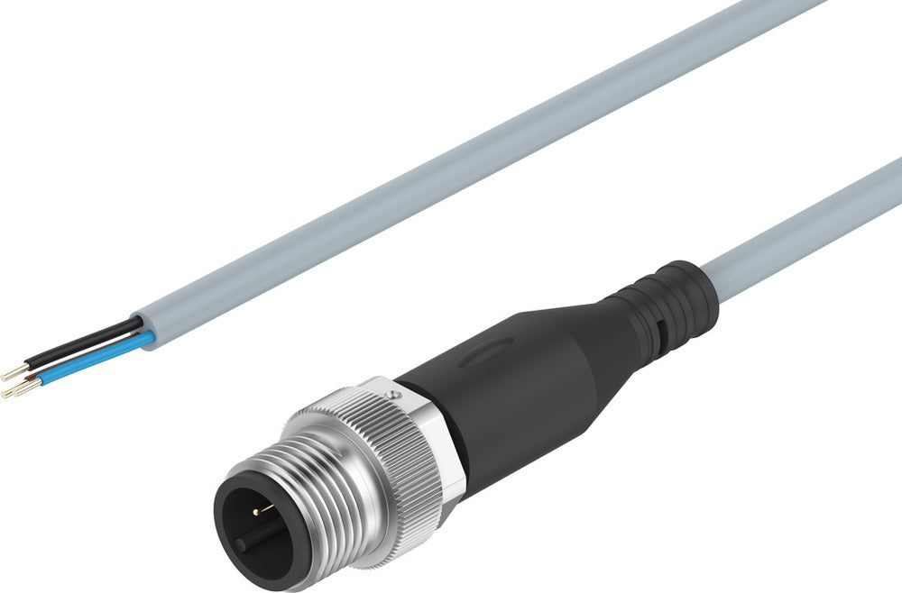 Festo Verbindungsleitung Stecker M12x1 A-codiert EN 61076-2-101 1m - 8091515
