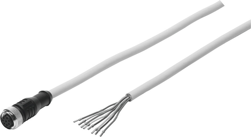 Festo Plug Socket With Cable M12x1 A-coded EN 61076-2-101 15m - 5105631