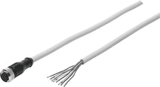 Festo Plug Socket With Cable M12x1 A-coded EN 61076-2-101 15m - 5105631