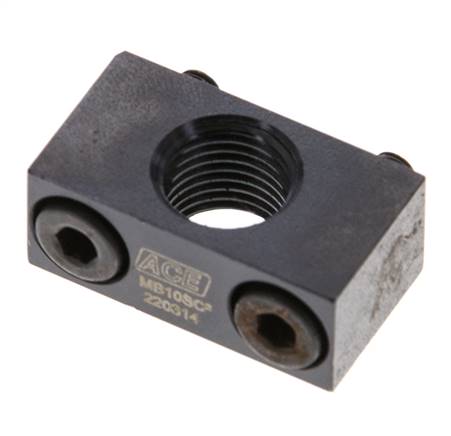 ACE Klemmflansch M 10x1 für Stoßdämpfer, Seitenmontage - MB10SC2