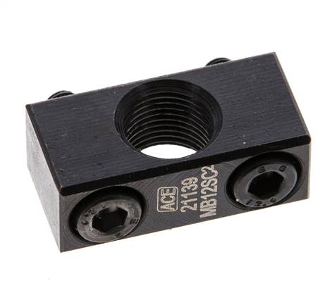 ACE Klemmflansch M 12x1 für Stoßdämpfer, Seitenmontage - MB12SC2