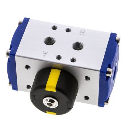 Pneumatischer Stellantrieb Doppeltwirkend 10Nm ISO 5211 F03 9 mm PAL 001