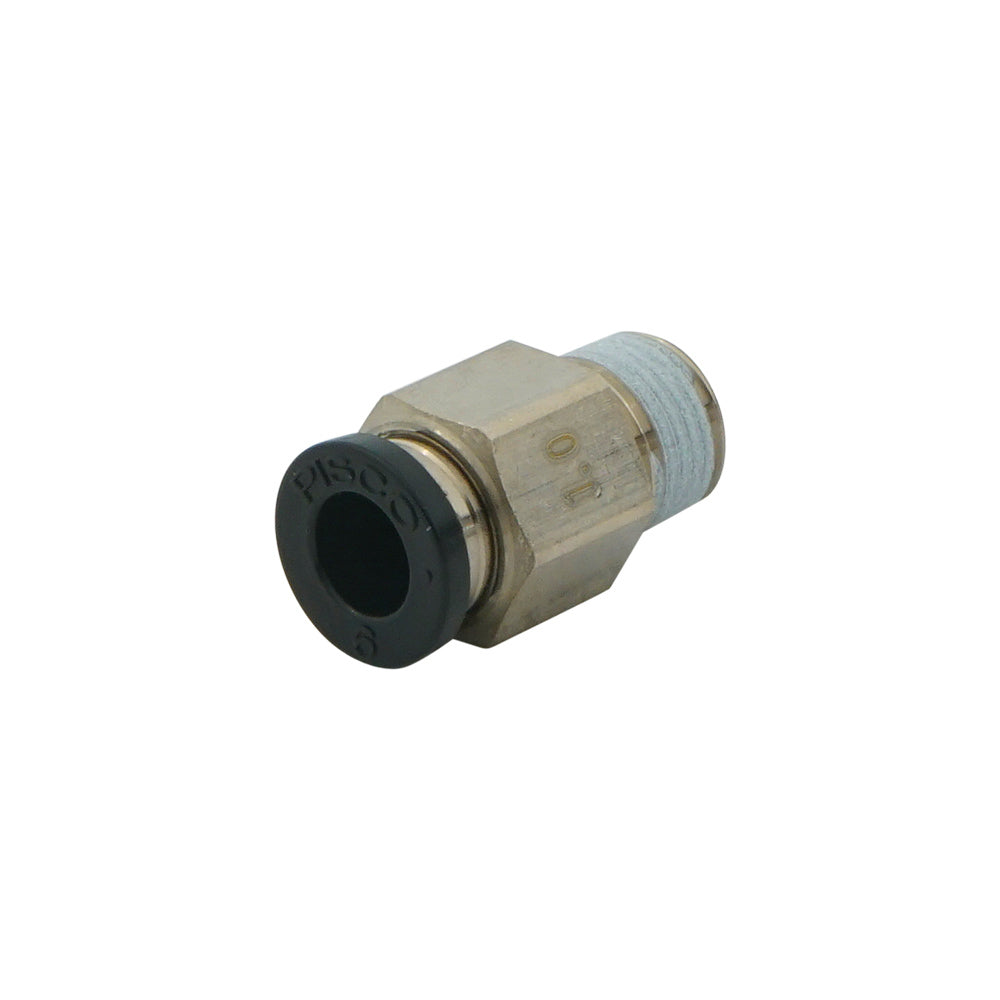 6mm - R1/8" 1.7mm Straight Orifice Fitting [10 Pieces]