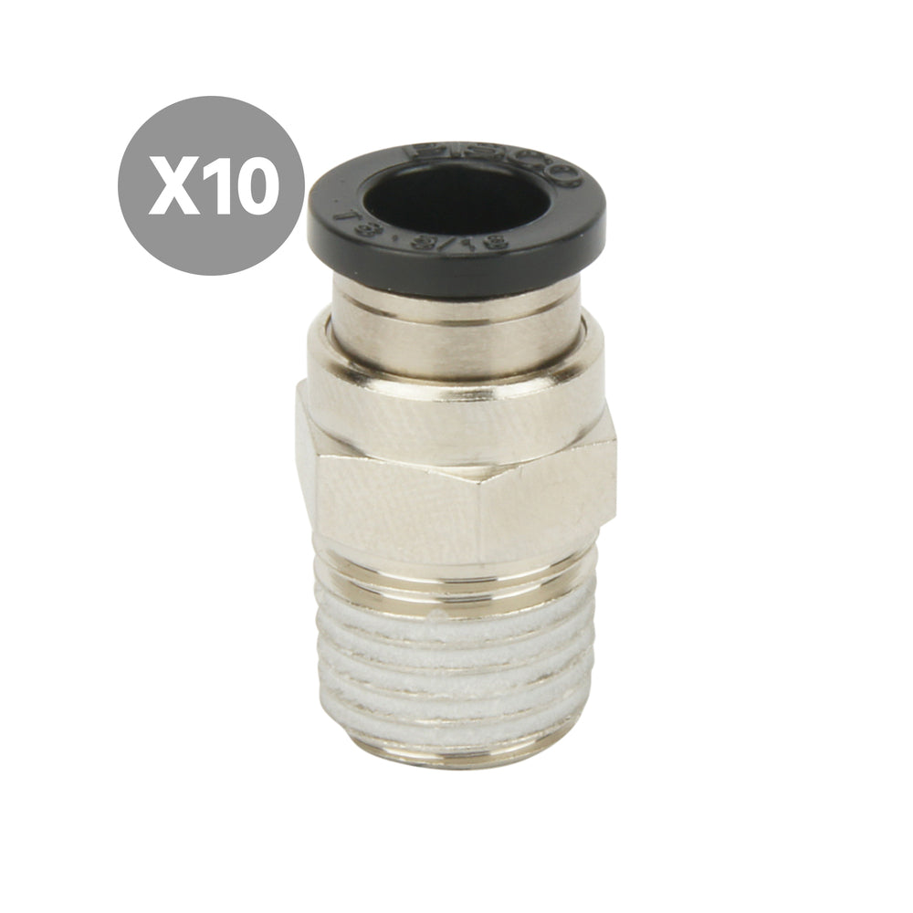 6mmxR1/4'' Straight Push Fit [10 pieces]