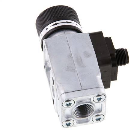 0.2 bis 2bar SPDT-Druckschalter aus Zinkdruckguss G1/4'' 250VAC 4-poliger M12-Stecker