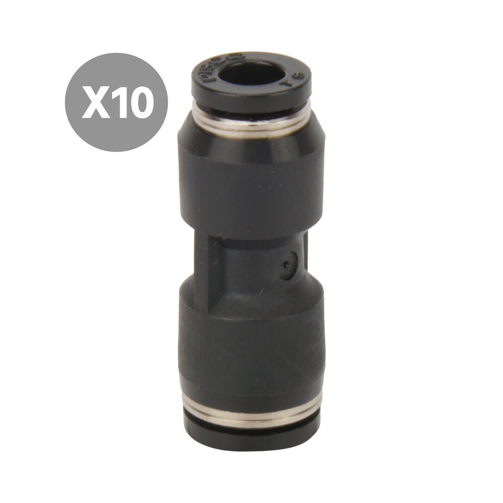 6x4mm Union Straight Push-in Fitting [10 pieces]