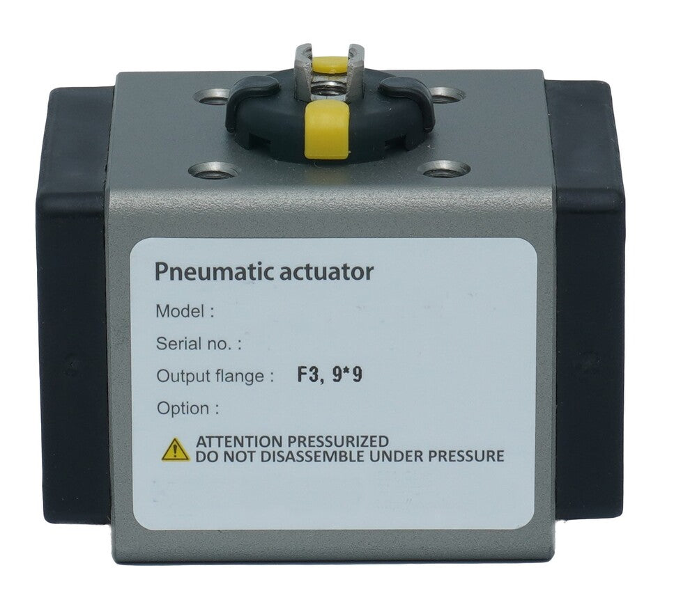 Pneumatic Actuator Rack & Pinion Double Acting 4.7Nm @ 6bar F03 NPT Threads - PR01D-N