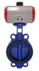 Pneumatic Butterfly Valve DN125 (5 inch) Wafer Cast Iron GGG 40 EPDM Double Acting